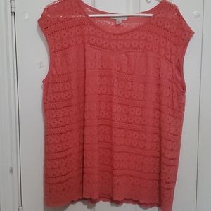 Sleeveless crochet top